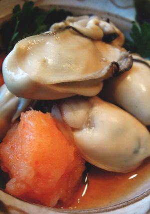 簡単ふっくら塩茹で牡蠣ポン-レシピのメイン写真