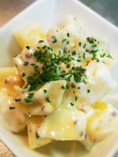 5分で♪りんごとおいものヨーグルトサラダ-レシピのメイン写真
