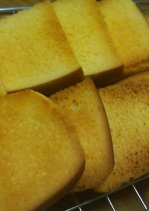 チーズ蒸しパンでサクサクラスク-レシピのメイン写真