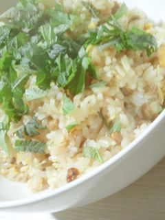納豆と大葉の炒飯-レシピのメイン写真