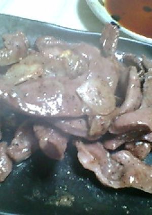 はつ（心臓）にんにく焼き-レシピのメイン写真
