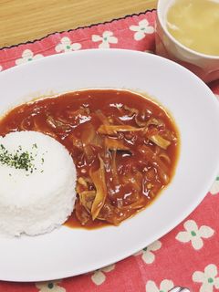 簡単トマトハヤシライス-レシピのメイン写真