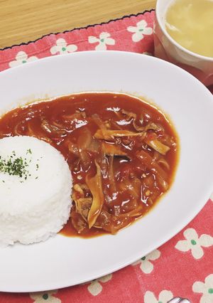 簡単トマトハヤシライス-レシピのメイン写真