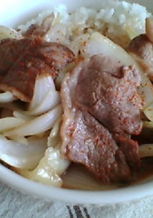 ジンギスカン丼-レシピのメイン写真