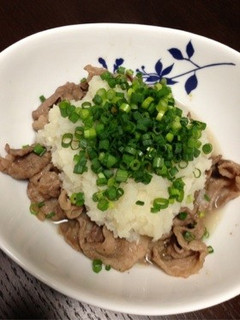 牛肉のバター炒め大根おろしがけ◡̈-レシピのメイン写真