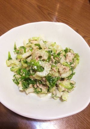 【セロリとツナのマヨネーズ和えサラダ】-レシピのメイン写真
