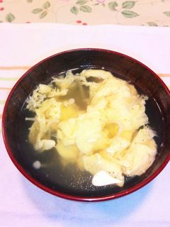 エノキと卵のコンソメスープ-レシピのメイン写真