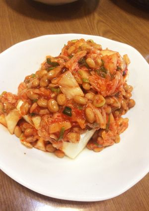 簡単うま♪【納豆キムチ豆腐】-レシピのメイン写真