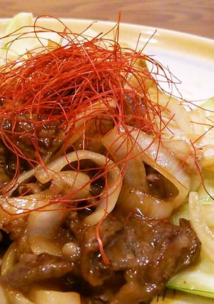 牛肉とチンゲン菜の中華風炒め。-レシピのメイン写真