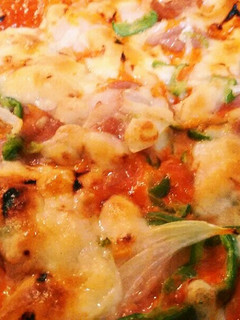 残りゆで麺で簡単ピザ♪もちもち生地(笑)-レシピのメイン写真