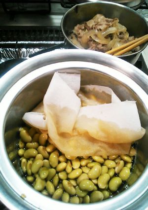 ラク仕込み*牛丼のもと＆秘伝豆-レシピのメイン写真