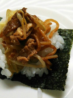 焼きそば手巻き♡-レシピのメイン写真