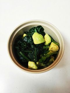 アボカドとほうれん草のわさび和え-レシピのメイン写真