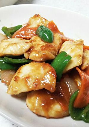 鶏むね肉と彩り野菜のオイスター炒め-レシピのメイン写真