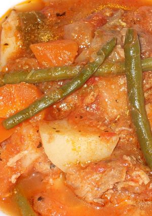 野菜たっぷり☆豚肉のトマト煮込み-レシピのメイン写真