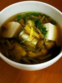 豆腐となめこのとろっとあんかけ-レシピのメイン写真