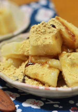 簡単材料3つ☆豆腐でわらび餅-レシピのメイン写真