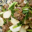15分で完成!カブと牛肉のとろとろ炒め