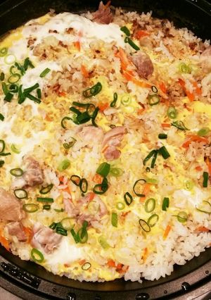 【ホットプレート】チャーハン-レシピのメイン写真