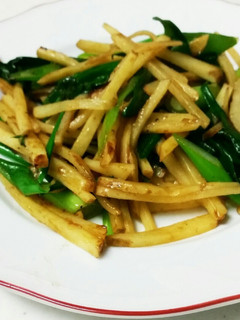 新じゃがと九条葱のカレー炒め-レシピのメイン写真