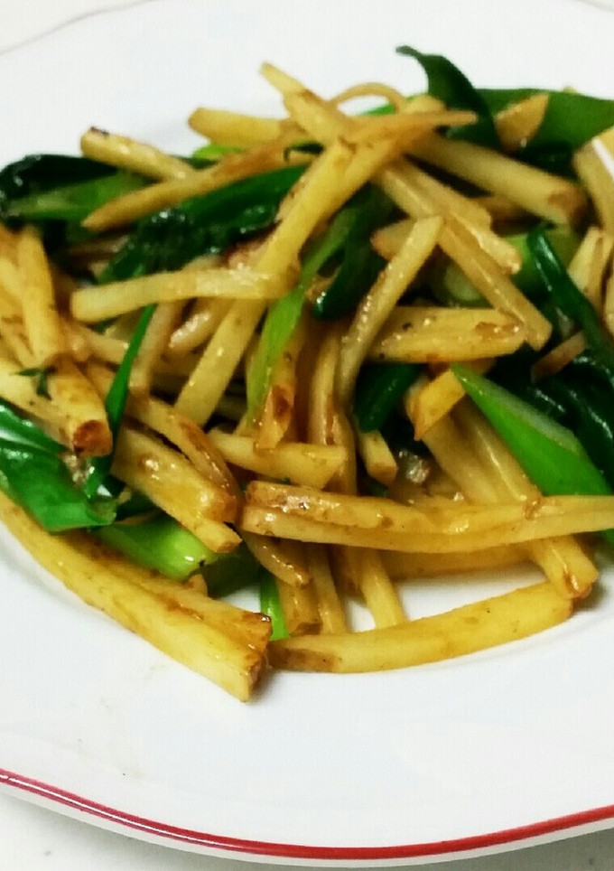 新じゃがと九条葱のカレー炒め-レシピのメイン写真