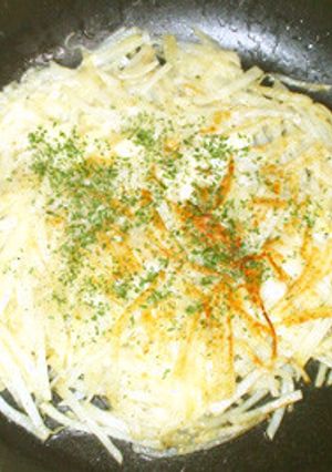 じゃがいも粉チーズおつまみ♪簡単冬ビール-レシピのメイン写真