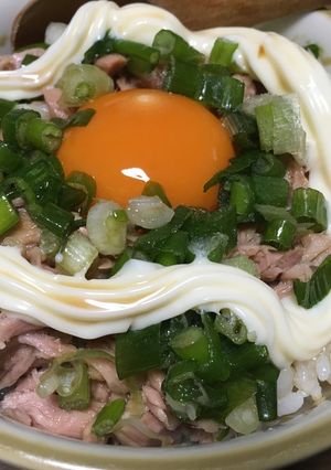 ツナマヨめんつゆ丼-レシピのメイン写真