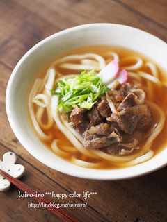 甘辛お肉がうまーーーい!うちの肉うどん-レシピのメイン写真