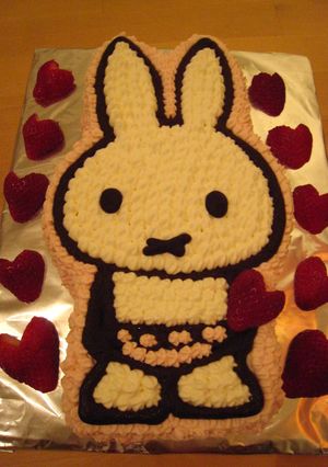 キャラクターケーキの作り方(ミフィー)-レシピのメイン写真