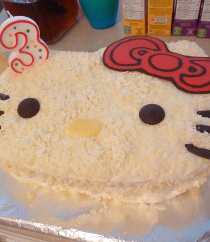 キャラクターケーキ キティちゃん-レシピのメイン写真