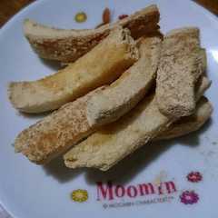 パン耳のきな粉揚げ(焼き？)パン-レシピのメイン写真