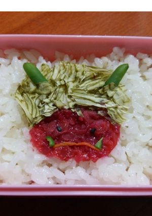 簡単!練り梅 de 赤おにサン☆-レシピのメイン写真
