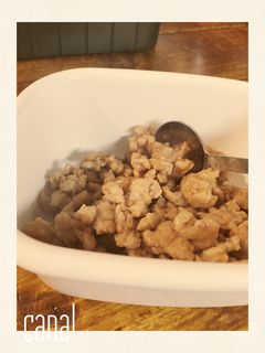 生姜風味の鶏そぼろ-レシピのメイン写真