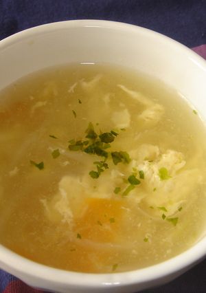 玉ねぎと卵のスープ-レシピのメイン写真