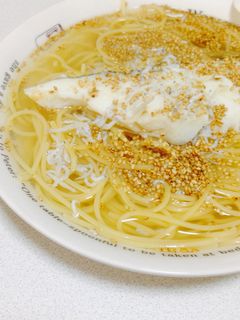 和風スープパスタ-レシピのメイン写真