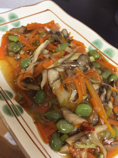 白身魚の野菜あんかけ-レシピのメイン写真