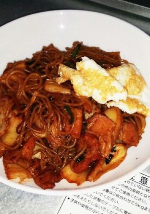 ☆マルちゃんでキムチ焼きそば☆-レシピのメイン写真