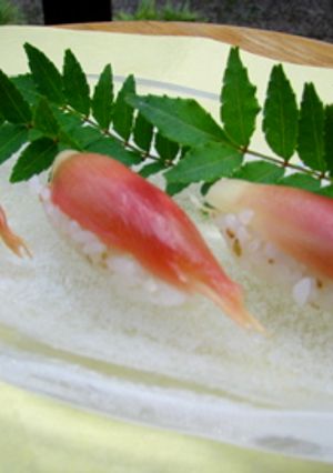 みょうがのにぎり寿司-レシピのメイン写真