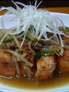とってもヘルシー♪厚揚げのもやしあんかけ-レシピのメイン写真