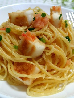 簡単ランチ♪はんぺんと明太子のパスタ-レシピのメイン写真