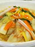 レンジで手早く生姜あんかけ素麺（煮麺）
