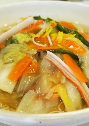 レンジで手早く生姜あんかけ素麺（煮麺）-レシピのメイン写真