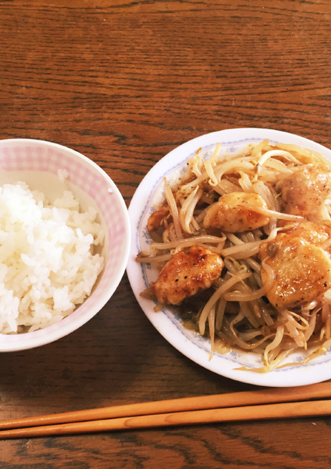 ササミともやしの炒め物-レシピのメイン写真