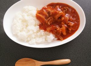 簡単！ルウ不要！トマト缶でハヤシライス♪-レシピのメイン写真