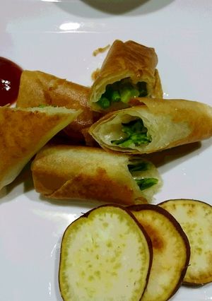 ブロッコリーとチーズの春巻き-レシピのメイン写真