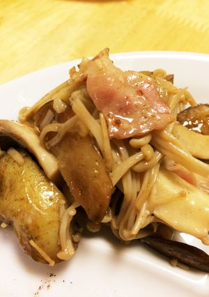 新じゃがときのことベーコン炒め-レシピのメイン写真