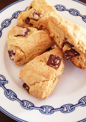 簡単♡混ぜて焼くだけ！★チョコスコーン★-レシピのメイン写真