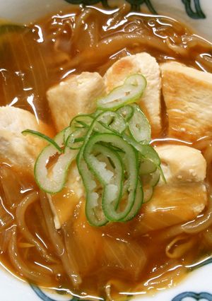 簡単♪鶏むね肉に もやしと玉ねぎの甘酢餡-レシピのメイン写真