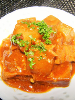 カレー味の厚揚げ大根-レシピのメイン写真