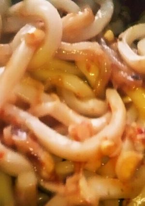 ピリ辛混ぜうどん-レシピのメイン写真